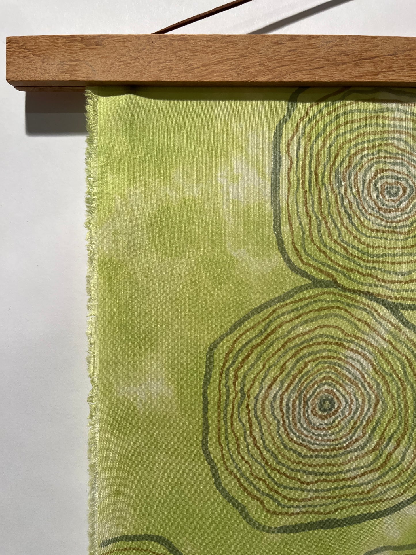 “Spring Birch Sapling Harvest” - Painting on Silk - $125