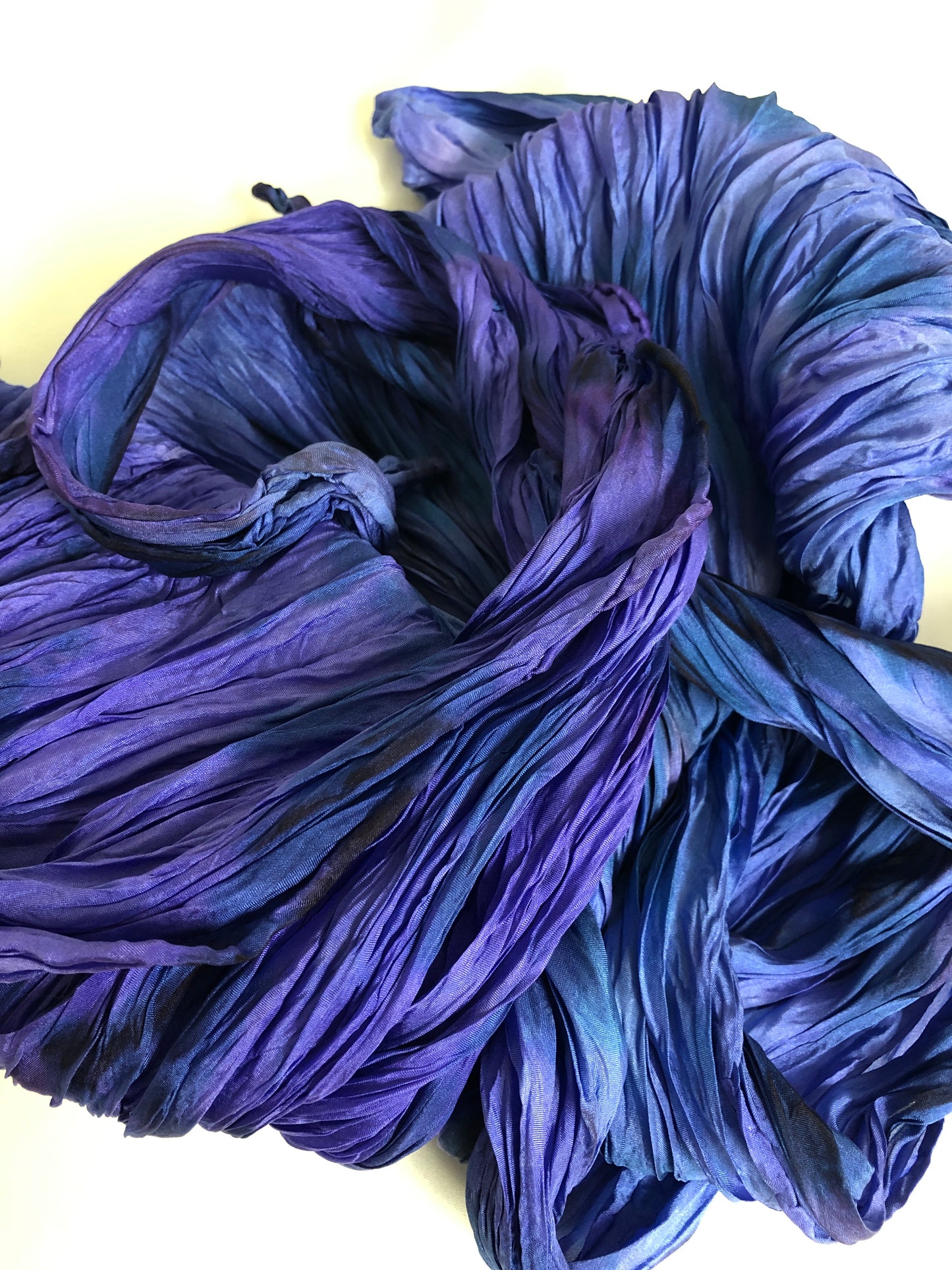 The “Activity Scarf” - hand-dyed silk scarf - $125