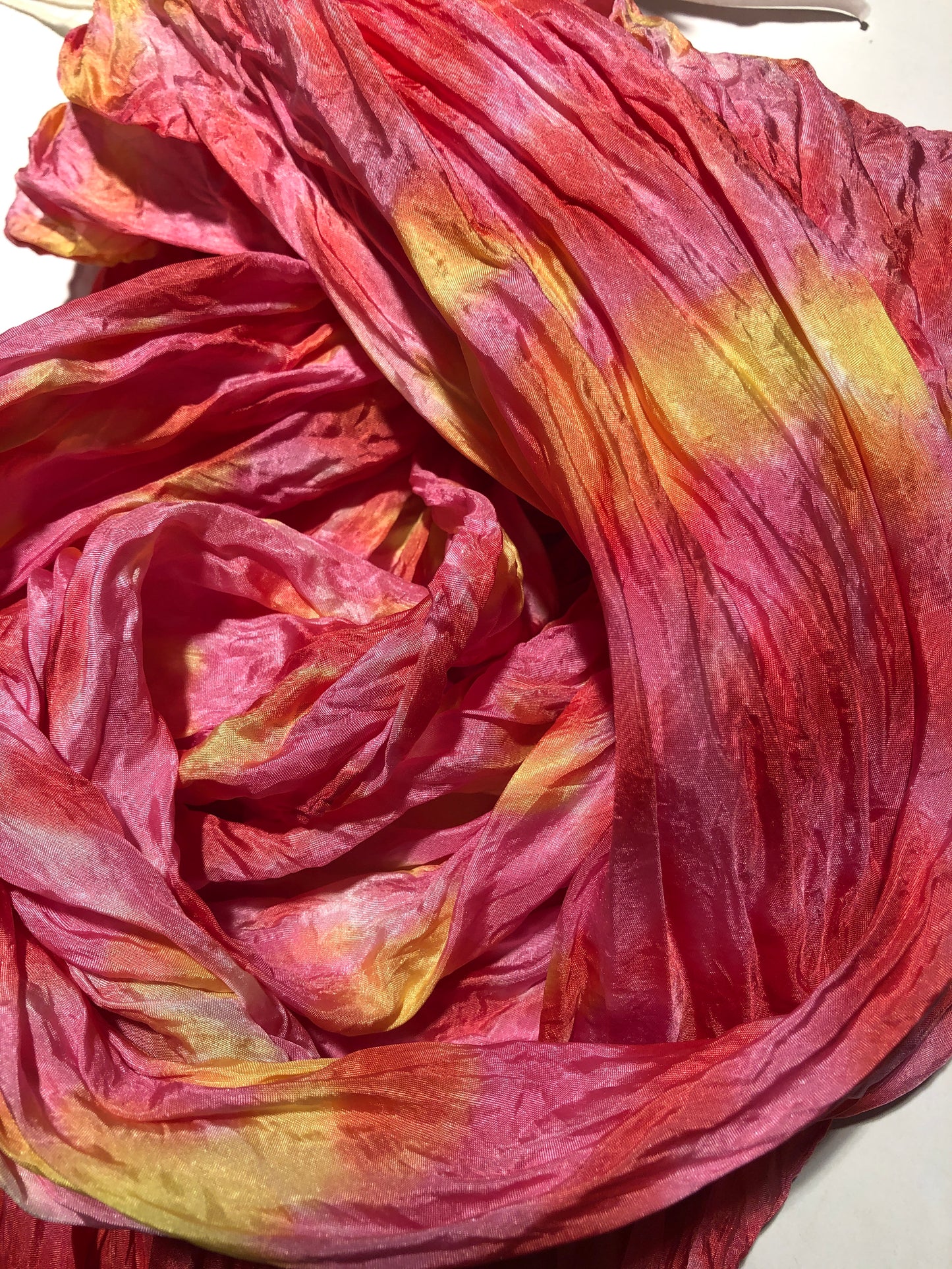 The “Activity Scarf” - hand-dyed silk scarf - $125