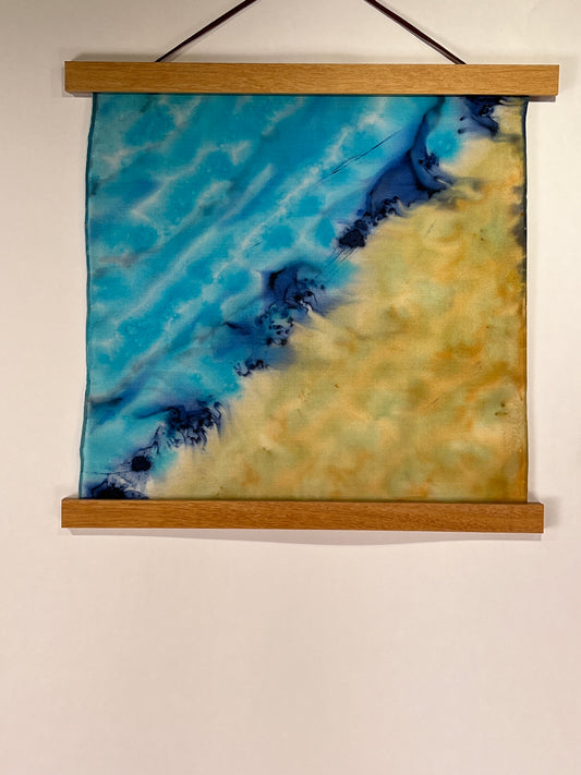 “ Surf Zone Mini" - Painting on Silk - $125