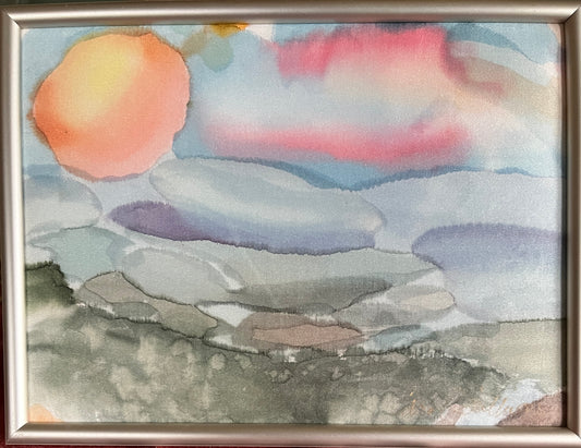 "Summer Morning” - Silk Painting $95