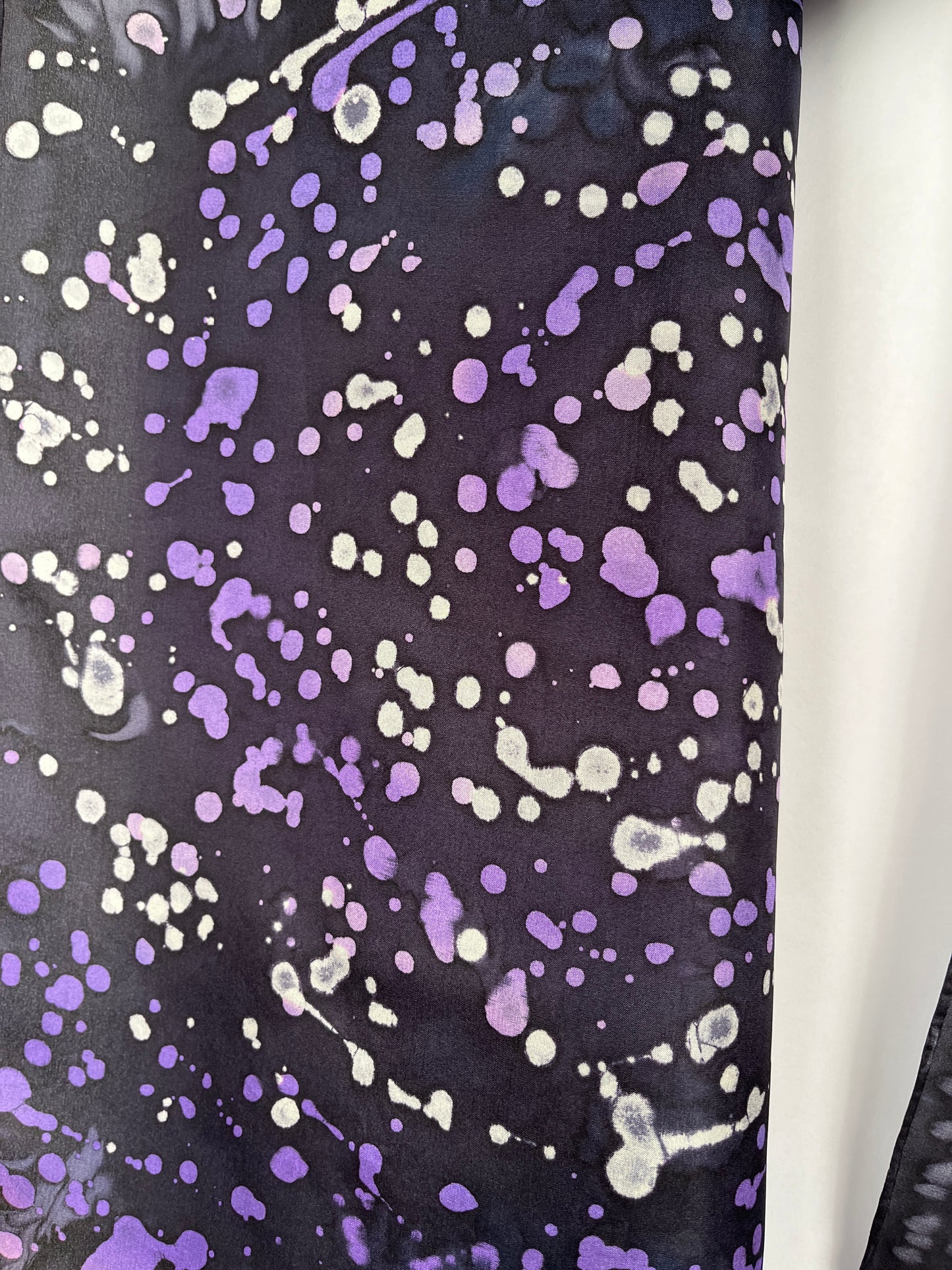 “Four Nebulas” - Hand-dyed Silk Scarf - $125