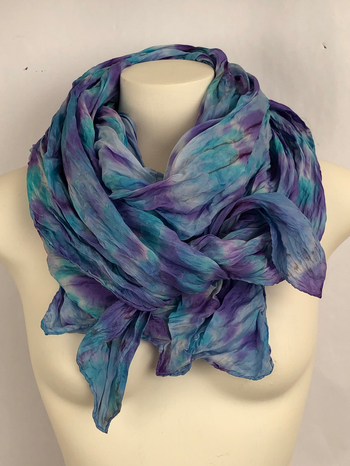 The “Activity Scarf” - hand-dyed silk scarf - $110