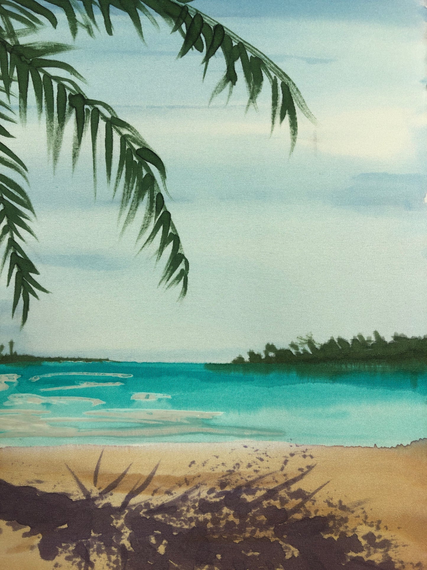 “Out Islands” - Painting on Silk - $230