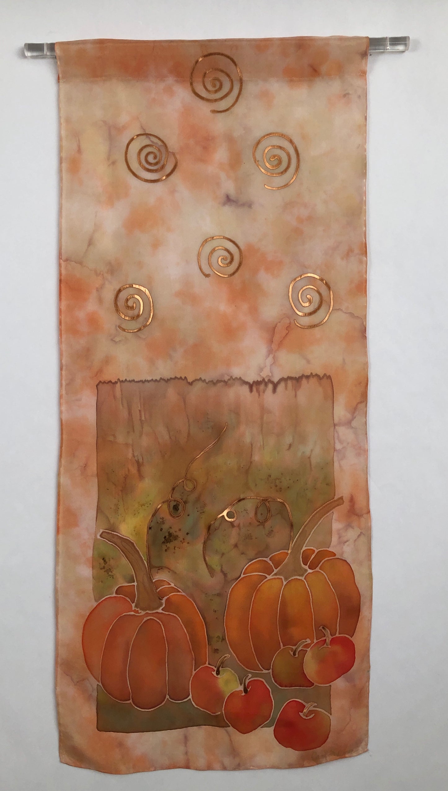 “Autumn Celebration” - Silk Wall-hanging - $125