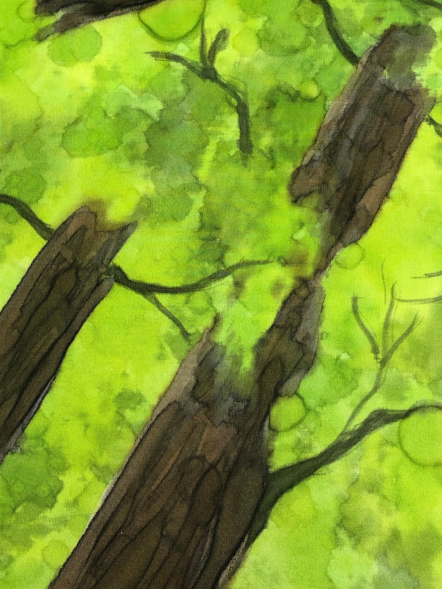“The Canopy” - Painting on Silk - Sold